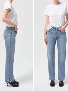 AGOLDE Lana Jeans 100% Organic Cotton Relaxed Straight Leg Women’s Size 29